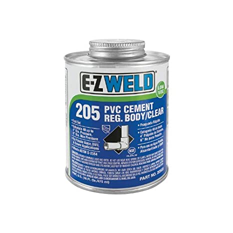 City Supply, 1/4" PT CLEAR PVC CEMENT