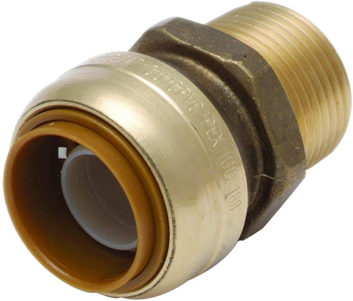 City Supply, 3/4" Lead Free Sharkbite Male Adapter