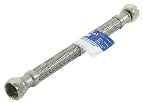 City Supply, 3/4" x 18" Braided Water Flex Connector