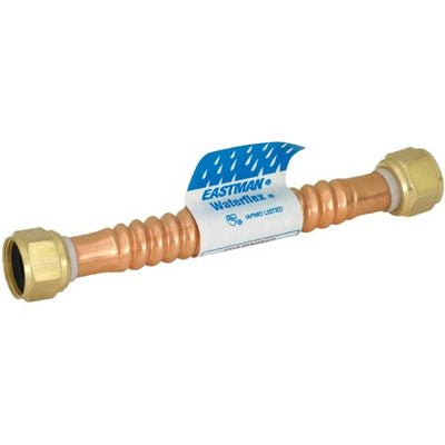 City Supply, 3/4" x 24" FIP Brass Water Heater Connector