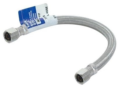 City Supply, 3/8" C x 3/8" C x 20" Stainless Steel Flexible Connector