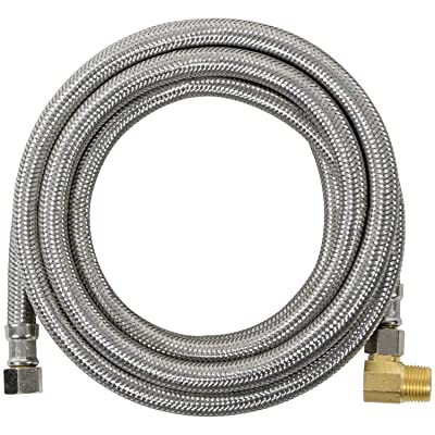 City Supply, 72" Stainless Steel Dishwaser Fill Hose