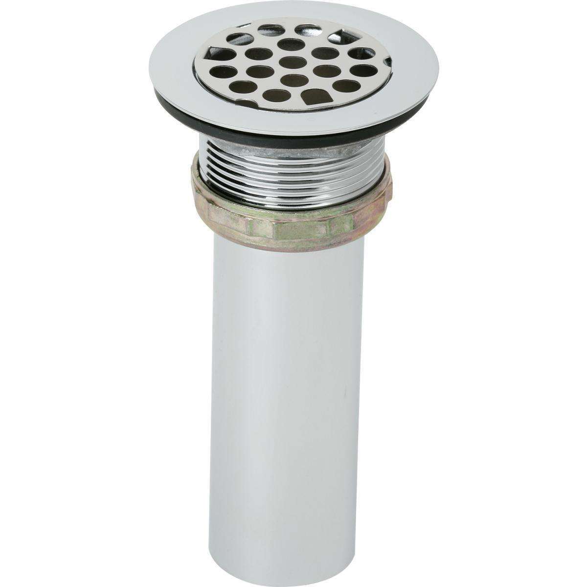 Elkay, Elkay 2" Drain Fitting Type 304 Stainless Steel Body, Grid Strainer and Tailpiece LK8