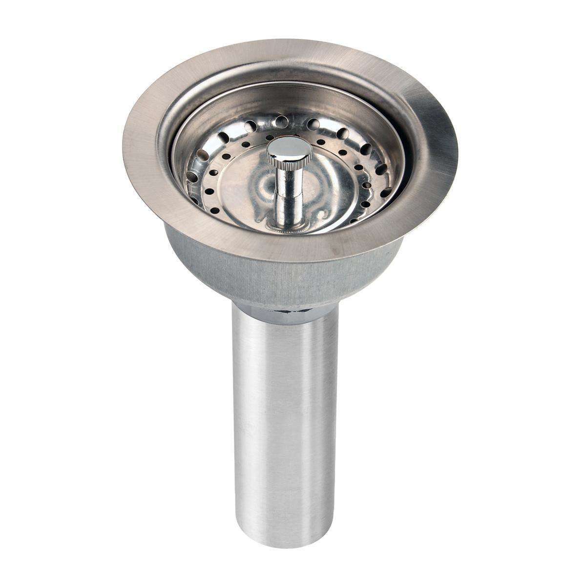 Elkay, Elkay 3-1/2" Drain Fitting Stainless Steel Body with, Strainer Basket Matte Finish LKJ35