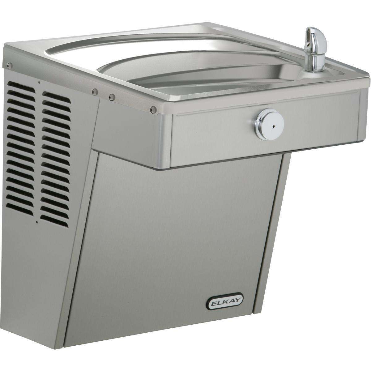 Elkay, Elkay Vandal-Resistant Wall Mounted ADA, Stainless Steel Non-filtered Cooler VRC8S