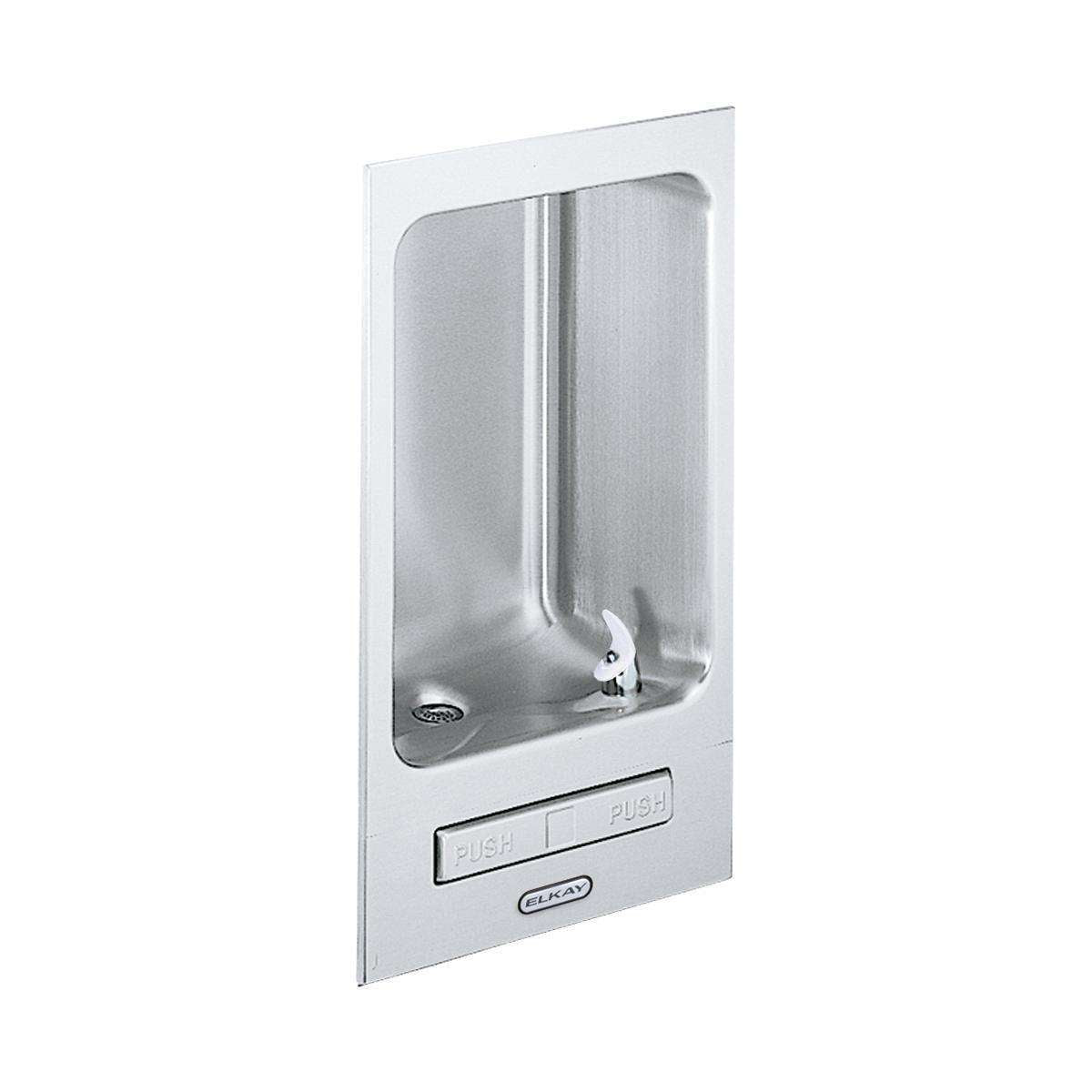 Elkay, Elkay Wall Mount Fully Recessed Fountain Non-Filtered, Non-Refrigerated Stainless EDFB12FC