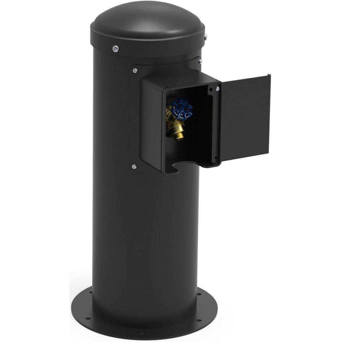 Elkay, Elkay Yard Hydrant with Locking Hose Bib Non-Filtered, Non-Refrigerated Black LK4461YHLHBBLK