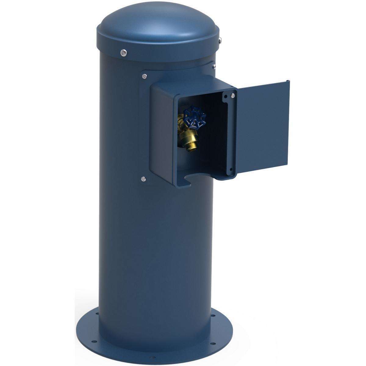 Elkay, Elkay Yard Hydrant with Locking Hose Bib Non-Filtered, Non-Refrigerated Blue LK4461YHLHBBLU