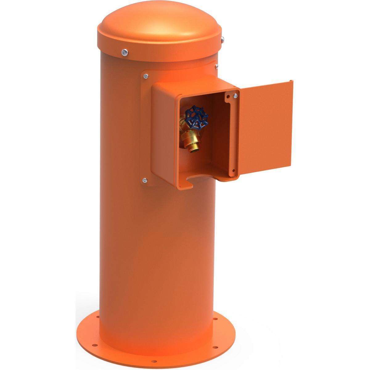 Elkay, Elkay Yard Hydrant with Locking Hose Bib Non-Filtered, Non-Refrigerated Orange LK4461YHLHBORN