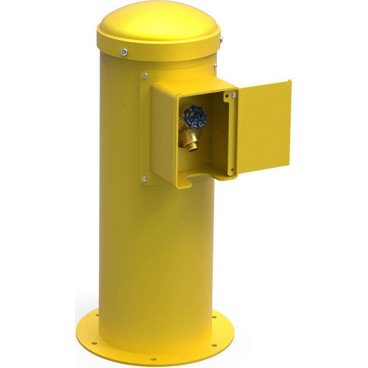 Elkay, Elkay Yard Hydrant with Locking Hose Bib Non-Filtered, Non-Refrigerated Yellow LK4461YHLHBYLW