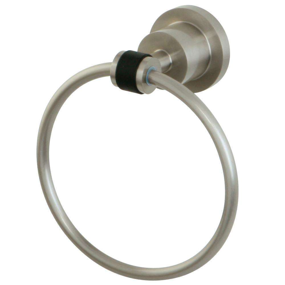 Kingston Brass, Fauceture BA8214SNDKL Kaiser Towel Ring, Brushed Nickel