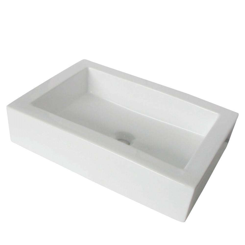 Kingston Brass, Fauceture EV4335 Pacifica Vessel Sink, White