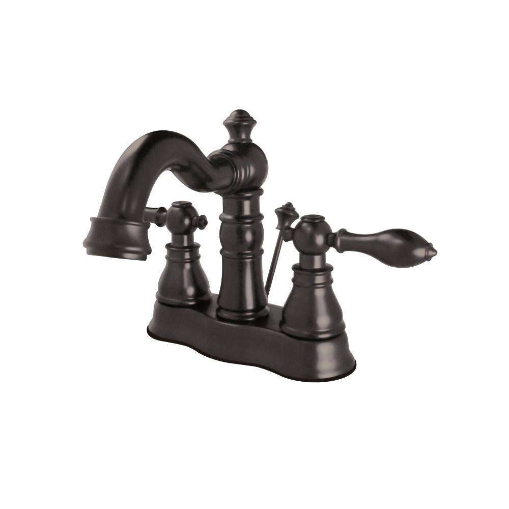 Kingston Brass, Fauceture FS1605ACL 4 in. Centerset Bathroom Faucet,