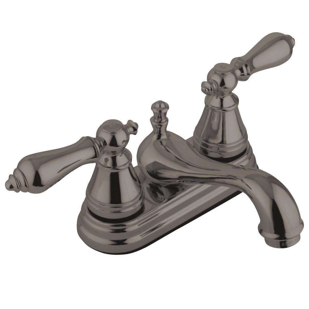 Kingston Brass, Fauceture FS3608AL 4 in. Centerset Bathroom Faucet, Brushed Nickel