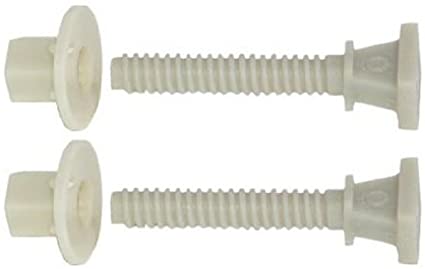 City Supply, Plastic Closet Bolt Pair